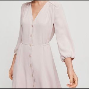 Aritzia Babaton Button Up Day Dress in Lavender, Size XS